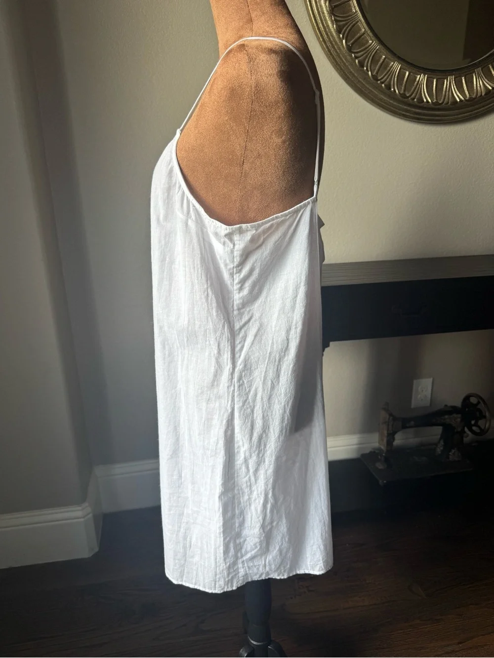 Frame NWT White Cotton Slip Dress XL - Picture 2 of 8